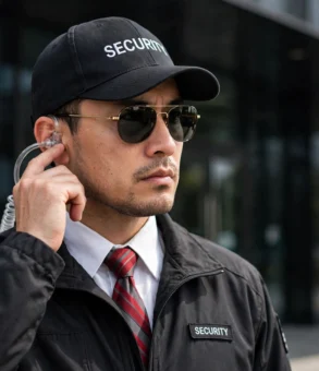 security guard outdoors