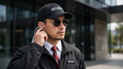security guard outdoors